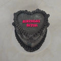 Black Heart Cake