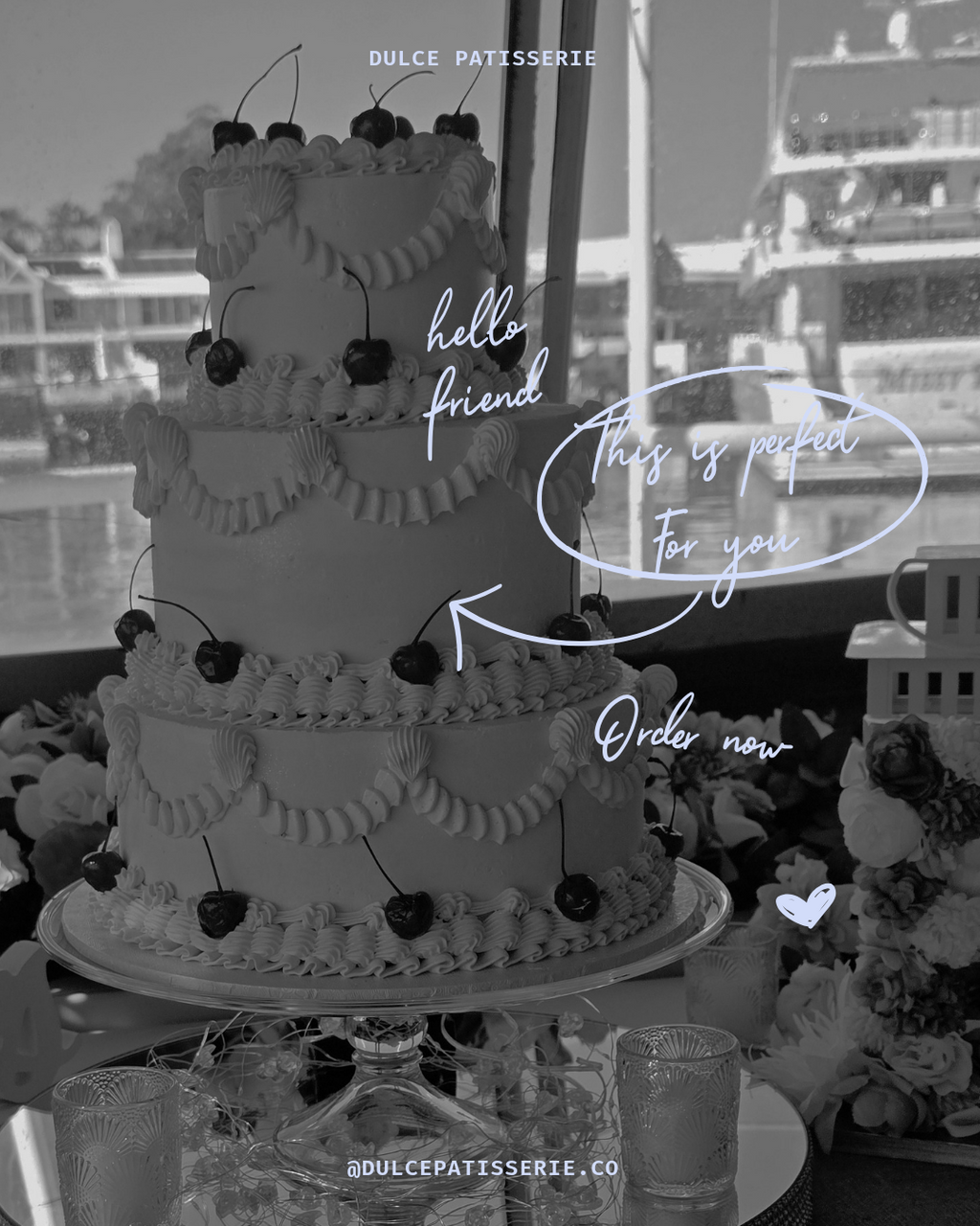 3 tire vintage cake