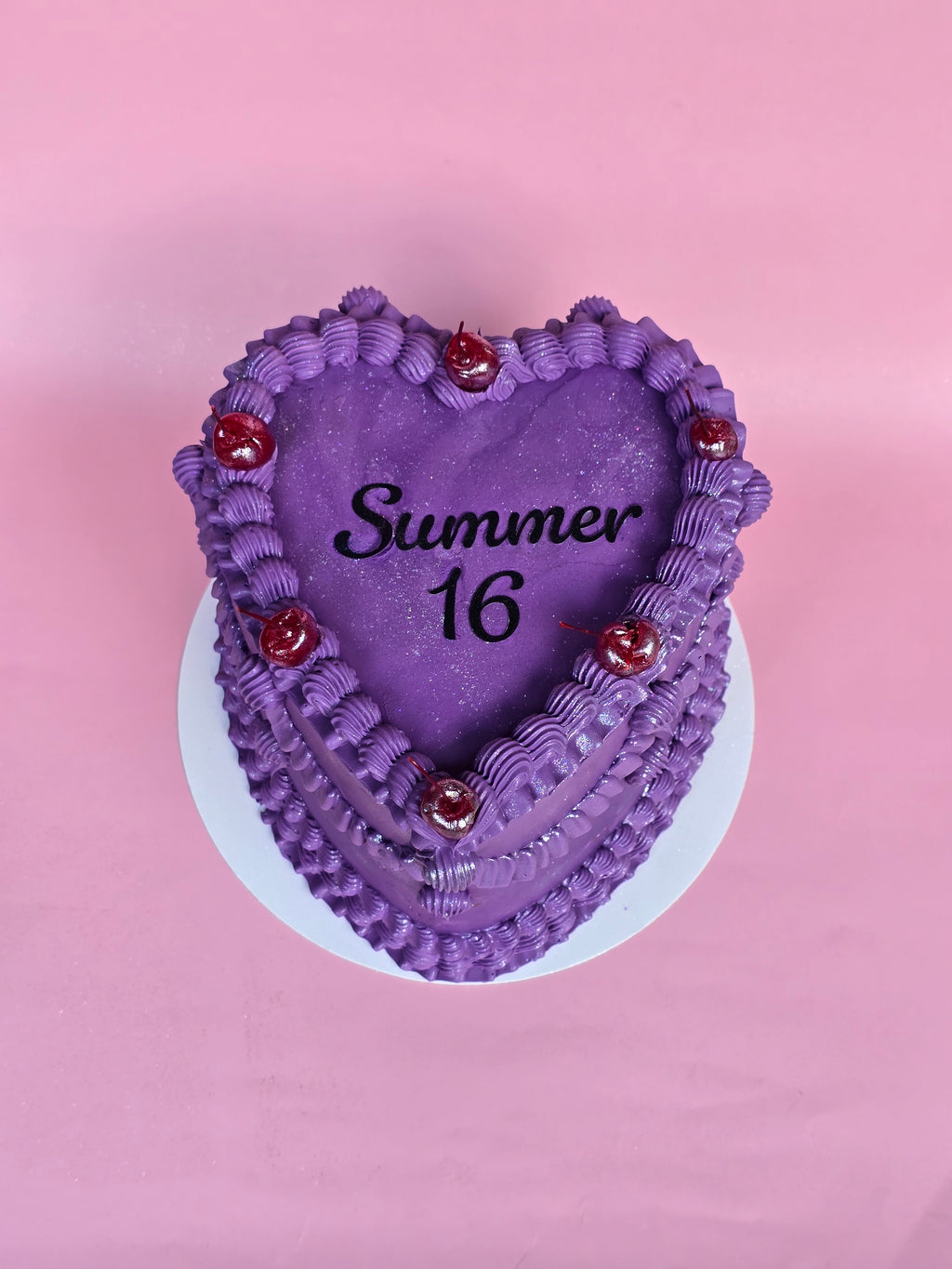Purple vintage cake