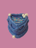 Blue vintage cake