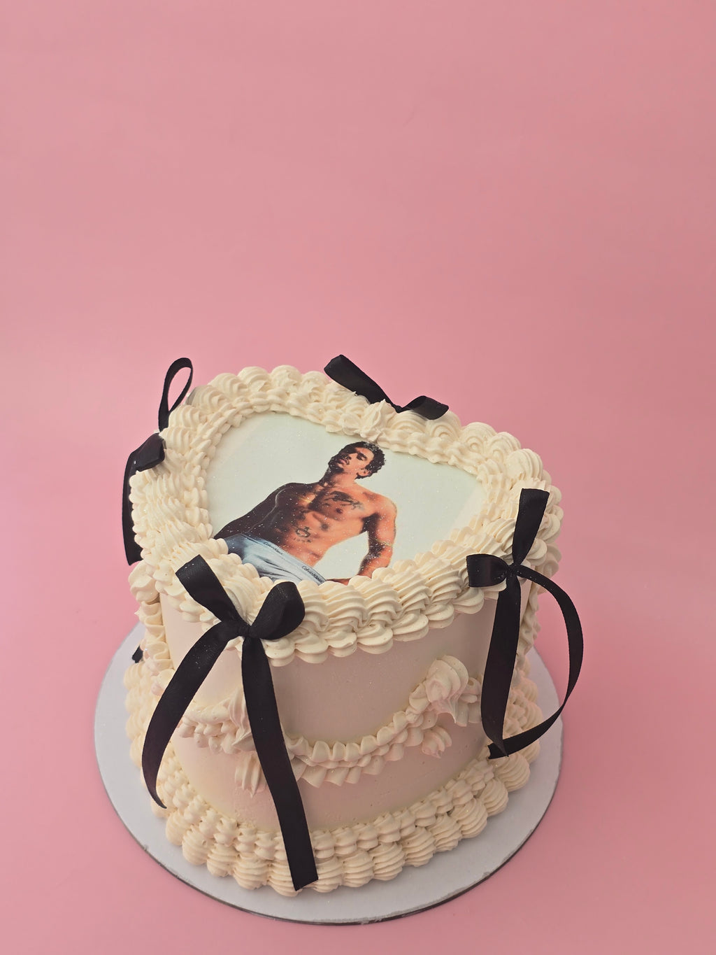 Vintage photo cake