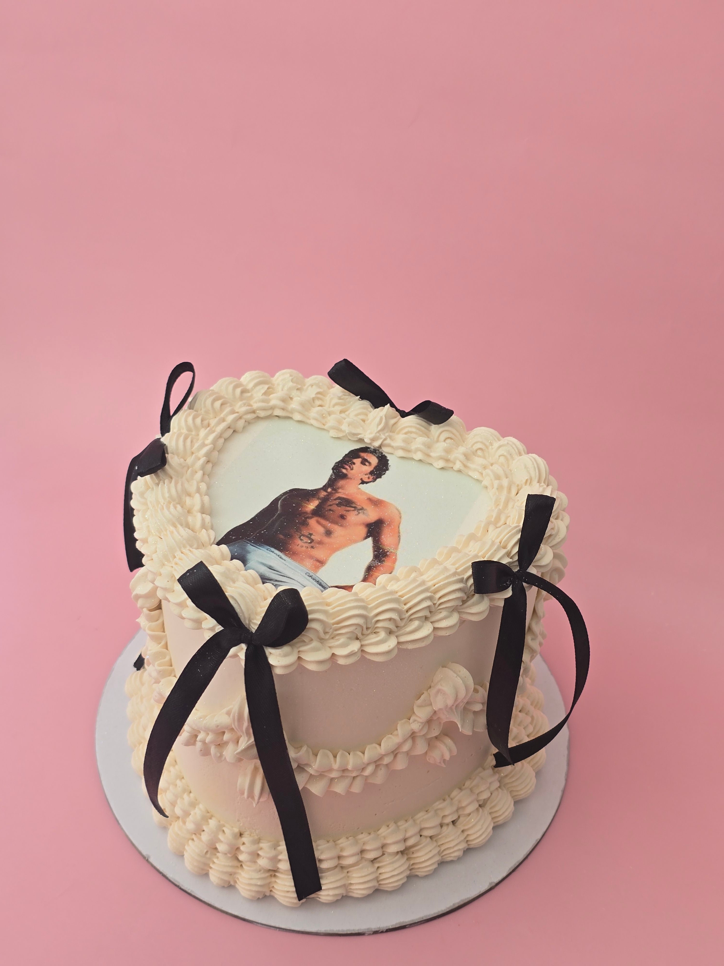 Vintage photo cake