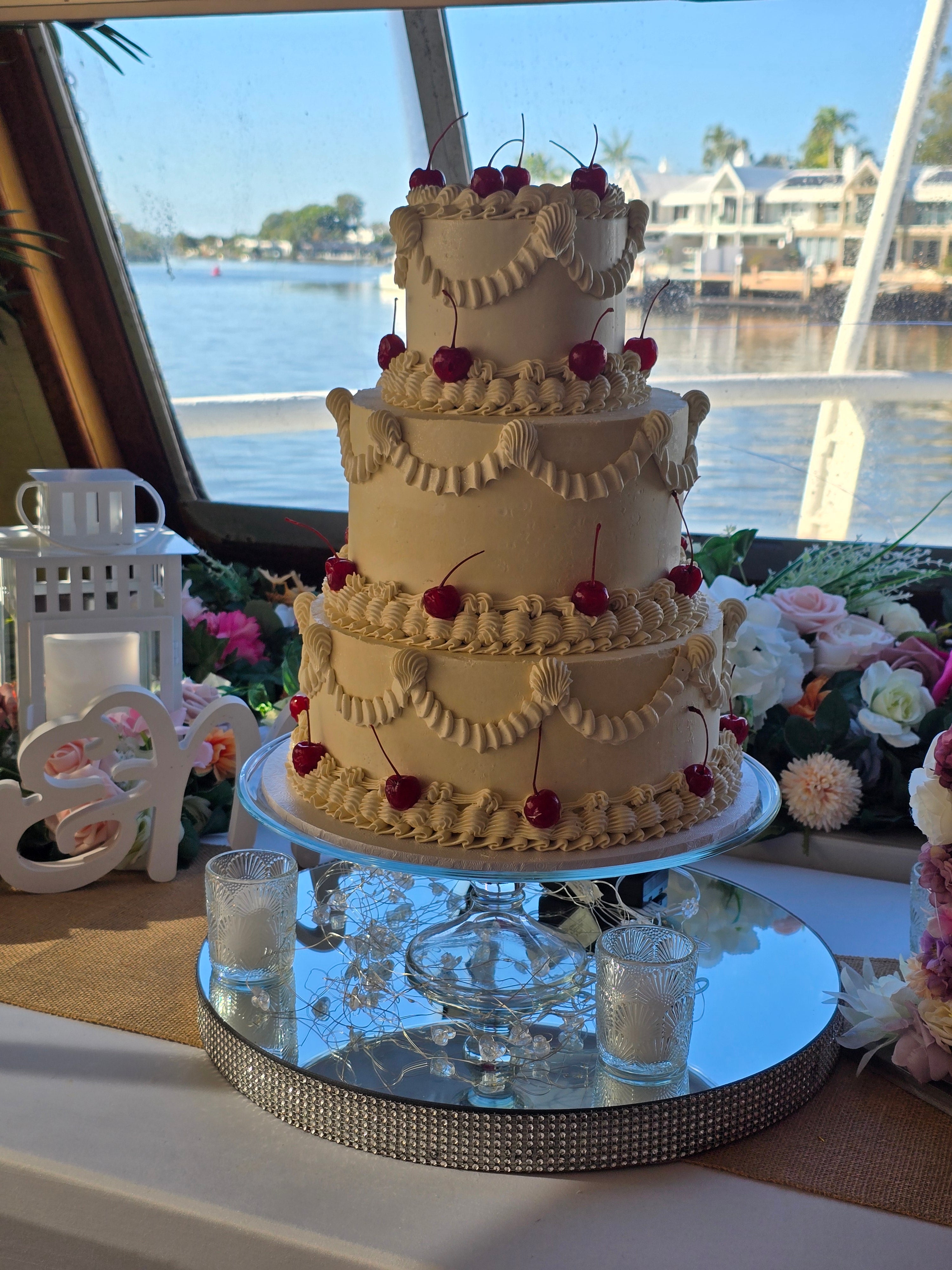 3 tire vintage cake