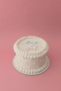 Baby reveal cake