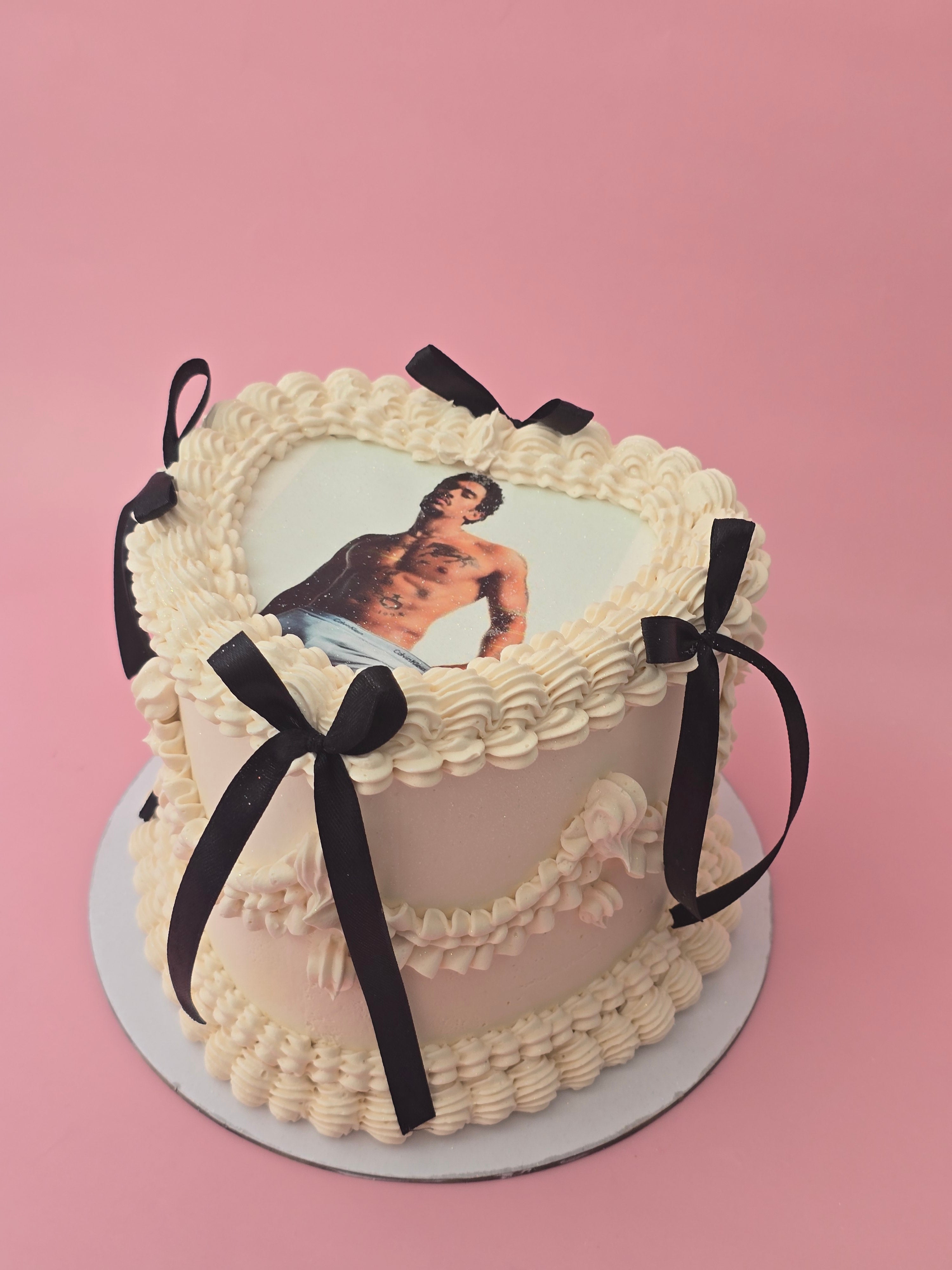 Vintage photo cake