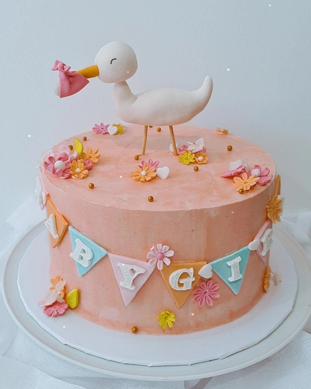 Baby shower cake