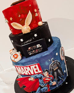 Super heros cake